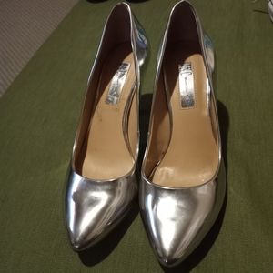 INC international co cepts silver shoes